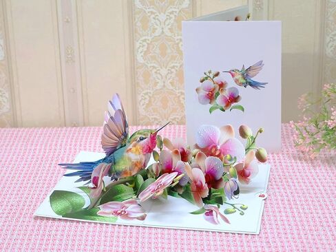 بطاقة عيد ميلاد مع الورود - بطاقات عيد ميلاد سعيد للنساء ، مثالية لإضافة لمسة من جمال الأزهار إلى رسائلك ، بطاقة عيد الحب ، بطاقة لأي مناسبة in Kuwait