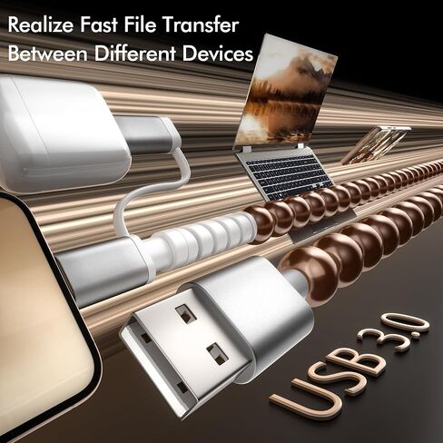 USB C Cable 2 in 1 Multi Charging Cable USB to USB C Beaded Pearls Charger Cable for iPhone 16 15 Plus Pro Max Samsung [MFi Certified] USB to iPhone Cable iPhone Charger Cord for iPhone 14 13 12 11 in Saudi Arabia