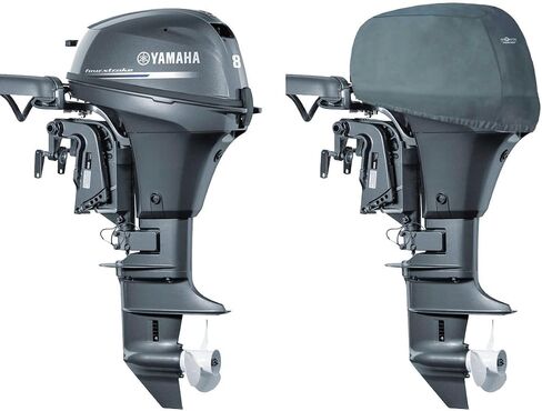 Oceansouth Custom Fit Cowling Storage Covers for Yamaha Outboard Engine (F250, F300 (2023) & F350 V6 4.3L (2024)) (Not to be Used Whilst Engine is Running) in Kuwait