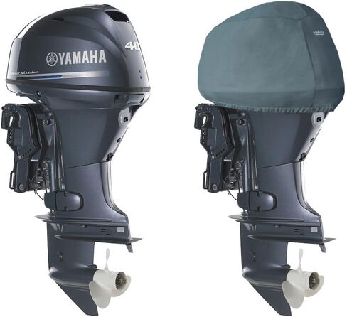Oceansouth Custom Fit Cowling Storage Covers for Yamaha Outboard Engine (F250, F300 (2023) & F350 V6 4.3L (2024)) (Not to be Used Whilst Engine is Running) in Kuwait