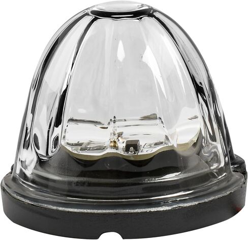 GG Grand General 81643 Amber/Clear Super Star 1 LED Watermelon Glass Sealed Light in Saudi Arabia