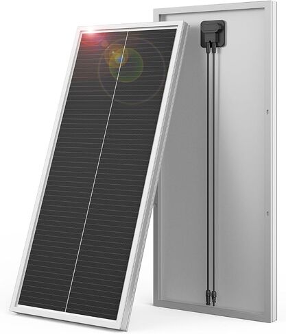 Bifacial 100 Watt Solar Panel, 12V 100W Monocrystalline Solar Panel Panel High Efficiency Module Monocrystalline Technology Work with Charger for RV Camping Home Boat Marine Off-Grid in Saudi Arabia