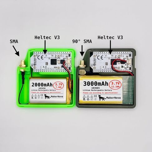 حالة مخصصة لـ Heltec V3 لتشغيل Meshtastic (Green Olive) in Saudi Arabia