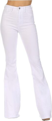 JC JQ High Weist stretcy flared bottom denim by hifashion.la in Kuwait