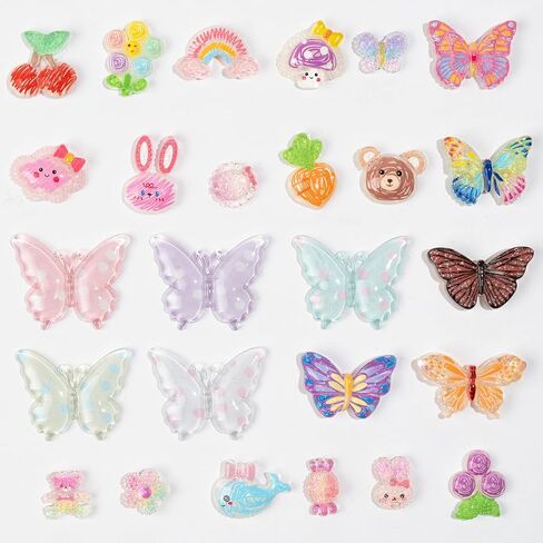 Bling Crystal Shoe Charms for Women Lovely Pink Flower Charms for Girls in Kuwait