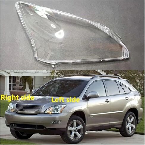 Headlight Housing Compatible For Lexus RX RX300 RX350 RX400 2003 2004 2005 2006 2007 2008 Front Headlight Cover Headlamp Plexiglass Lamp Shell Lampshade Lens(Left and Right 2 Pcs) in Saudi Arabia