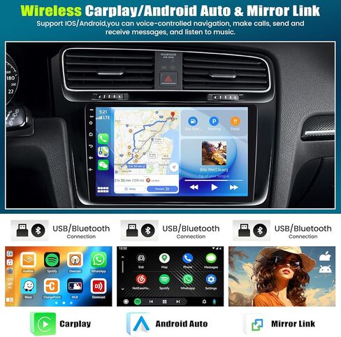 [2+ 64G] Sterroid 13 Car Stereo لـ Nissan Versa Sedan 2015-2019 مع Carplay و Android Auto ، 10.1 بوصة راديو شاشة تعمل باللمس مع رابط المرآة Bluetooth FM/RDS WiFi GPS+ كاميرا احتياطية in Saudi Arabia
