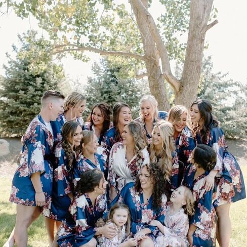 Bridesmaid Gifts, Bridesmaid Robes, Wedding Robes, Bridal Party Gift, Bridesmaid Robe, Satin Robe, Bridal Party Robes, Personalized Robe in Saudi Arabia