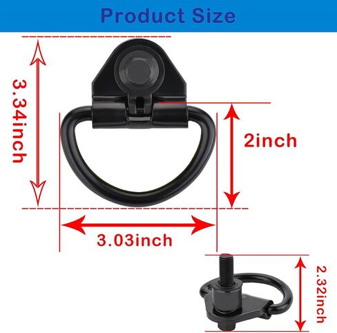 6PCS Rear Cargo Tie Down Hook Compatible with 2015-2023 Ford Transit 150 250 350 Cargo D Hooks Replace BK21V550A74AD,V550A74-AD in Kuwait
