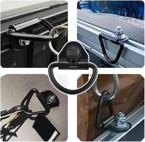 6PCS Rear Cargo Tie Down Hook Compatible with 2015-2023 Ford Transit 150 250 350 Cargo D Hooks Replace BK21V550A74AD,V550A74-AD in Kuwait