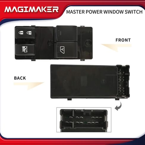 Driver Door Power Master Window Switch 25401-1PA0C Compatible with Nissan NV1500 NV2500 NV3500 2012-2021 in Saudi Arabia