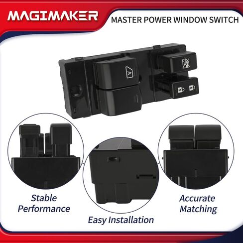 Driver Door Power Master Window Switch 25401-1PA0C Compatible with Nissan NV1500 NV2500 NV3500 2012-2021 in Saudi Arabia