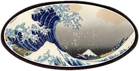 Cafepress the Wave by Hokusai Patches Patch ، 4x2in patch novelty patch patch in Saudi Arabia
