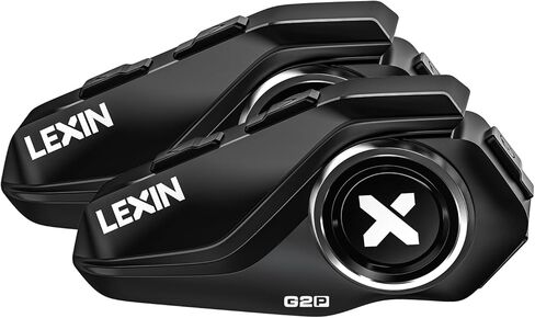 LEXIN G2P Motorcycle Helmet Bluetooth Headset, Group Intercom Communication System, FM Radio/ 6 Shells/Universal Pairing/Private Talk/Noise Cancellation, Fit for Snowmobile/ATV, 1 Pack in Saudi Arabia