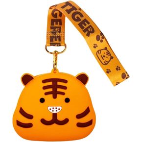 Silicone Mini Coin Purse, Cartoon Animal Coin Purse with Wrist Strap,Little Girl Cartoon Wallet, for Coins, Keys in Kuwait