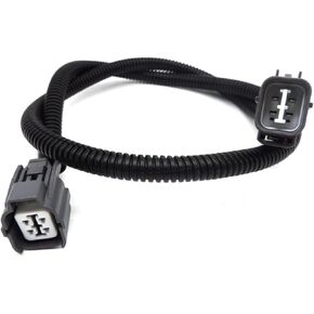 تسخير تمديد مستشعر الأوكسجين ، 36 "4-ware slot slot slut sluge flugive flacness ، ملحق استبدال ضبط ، متوافق مع هوندا Civic Integra Prelude (Black) in Kuwait