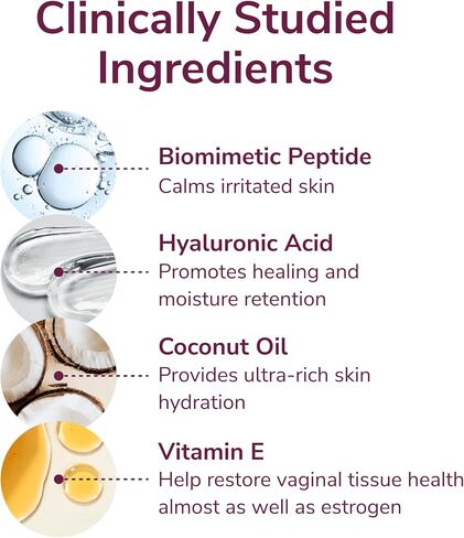 Kindra V Serum - Sensitive Skin Vaginal Vulva Moisturizer Cream Supports Dryness, Burning, Discomfort, Itching - Hormone Free - Up to 60 Applications in Saudi Arabia