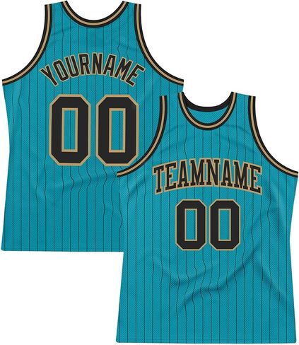 Custom Name Team Name Number White Black Pinstripe Black-Orange Authentic Basketball Jersey, Personalized Basketball Jersey in Saudi Arabia