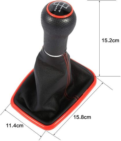 Keenso 5 Speed Gear Shift Knob Gaitor Boot for Mk4 Bora 1999-2004 in Saudi Arabia