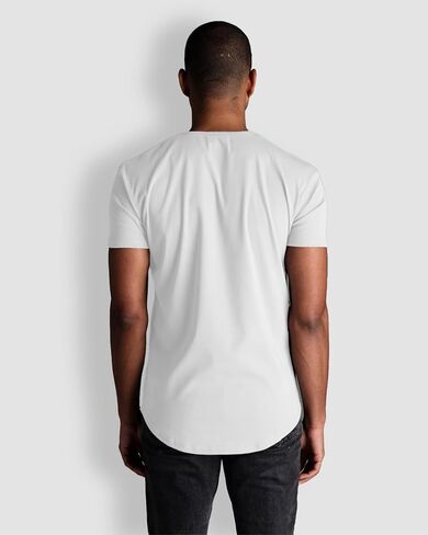 Curved Hem Crew-Neck Men's Origin T-Shirt in Saudi Arabia