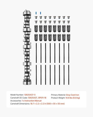محرك المحرك في Vevor ، 05184378AF 05184378AH 5184378AE 5184378AF 5184378AD 5184378AG CAM Replacement ، FIT 2018 JEEP WRANGLER JK ، 2011-2019 DODGE JOURNEY ، 2013-2018 RAM 1500 ، in Saudi Arabia