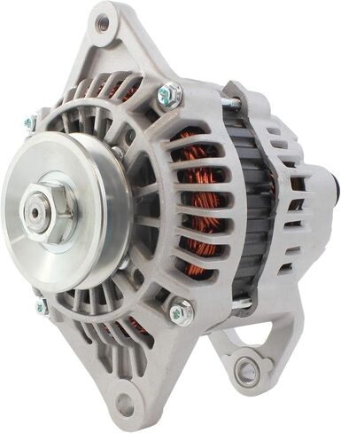New Premium Alternator Compatible with Nissan Forklift Applications 12 Volt 50 Amp CW Rotation w/ 1 V Groove Pulley A5T06671 23100-G5110 A-80415 23100G5110 90-27-3279 A005T06671 A005T06671ZC 11988 in Saudi Arabia