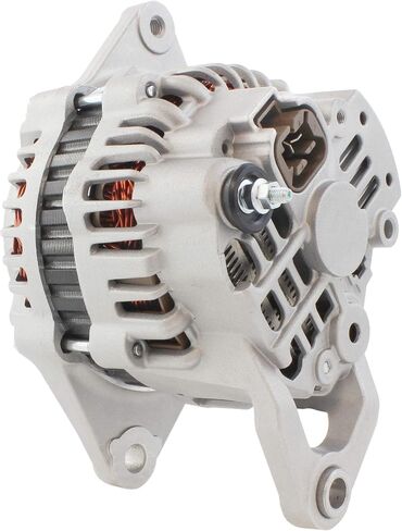 New Premium Alternator Compatible with Nissan Forklift Applications 12 Volt 50 Amp CW Rotation w/ 1 V Groove Pulley A5T06671 23100-G5110 A-80415 23100G5110 90-27-3279 A005T06671 A005T06671ZC 11988 in Saudi Arabia