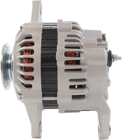 New Premium Alternator Compatible with Nissan Forklift Applications 12 Volt 50 Amp CW Rotation w/ 1 V Groove Pulley A5T06671 23100-G5110 A-80415 23100G5110 90-27-3279 A005T06671 A005T06671ZC 11988 in Saudi Arabia