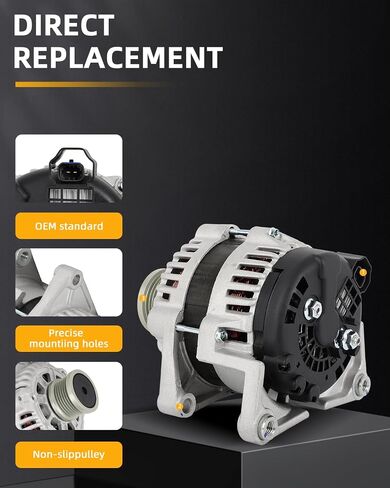OCPTY Alternator for Chevrolet for Sonic 1.8L 2012 13 14 15 16 17 2018 Automotive Alternator Replacement Replaces 21514 in Saudi Arabia