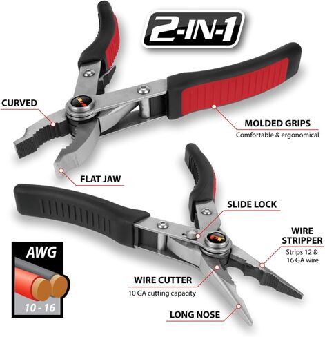 أداة الأداء W1105 Locking 4-in-1 مزدوج الفك المزدوج لعملية الصنعة متعددة الاستخدام in Kuwait