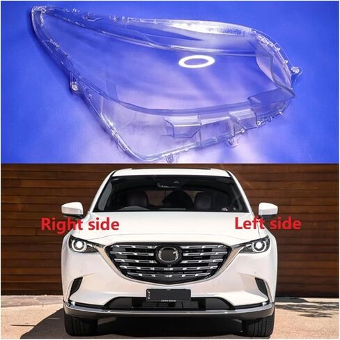 Headlight Housing Compatible For Mazda CX-9 CX9 2016 2017 2018 2019 2020 2021 ​Headlamp Lens Cover Headlights Housing Transparent Lampshade Glass Lamp Shell(Right) in Saudi Arabia