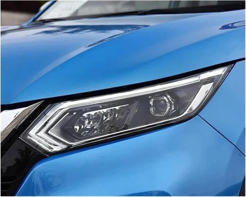 Headlight Housing Compatible For Nissan Qashqai 2019 2020 LED Xenon Headlamp Cover Lamps Headlight Shell Lens Plexiglass Replace The Original Lampshade(2PCS left and right) in Saudi Arabia