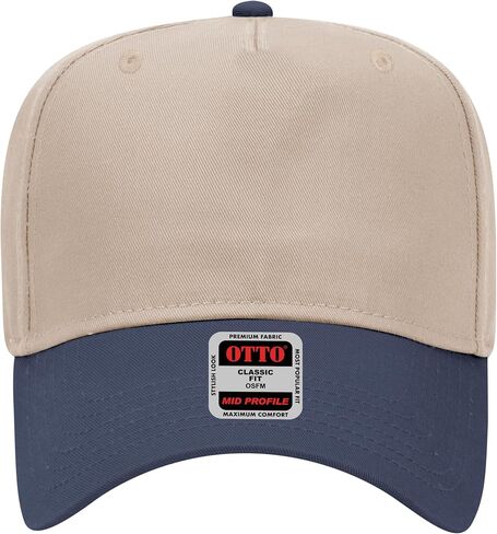 OTTO Cap 5 Panel Mid Profile Baseball Cap | Bulk Packs in Saudi Arabia
