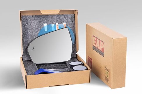 EAP DRIVER Side Mirror Glass متوافق مع Lincoln MKX 2016-2018 ، MKC 2015-2019 ، Nautilus 2019-2023 ، يتم تسخينه مع بقعة عمياء ، دون تعتيم السيارات ، EJ7Z17K707G NJ7Z17K707C in Kuwait
