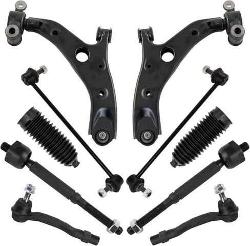 TRQ Front Steering & Suspension Kit Compatible with 2014-2018 Mazda 3 in Saudi Arabia