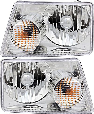 For Ford Ranger Headlights Lamps Set 2004 2005 2006 2007 2008 2009 2010 2011 Halogen Driver and Passenger Side in Saudi Arabia