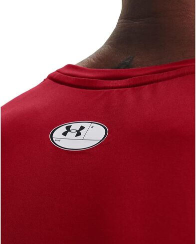 Under Armour Big & Tall HeatGear Armor Comp بدون أكمام منتصف الليل كحلي/أبيض 2XT in Kuwait