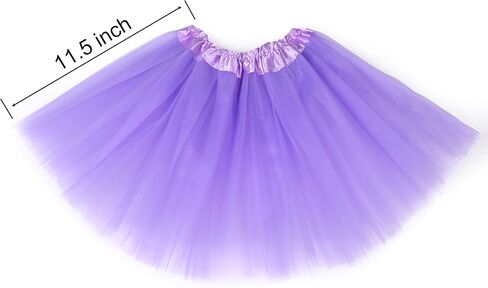 Girls Tutu Skirt 3 طبقات Tulle Toddler Ballet تنورات Girls Tulle Tuulle Dance Fit معظم 3-10 سنوات لأزياء حفلة الرقص (Navy Blue) in Kuwait