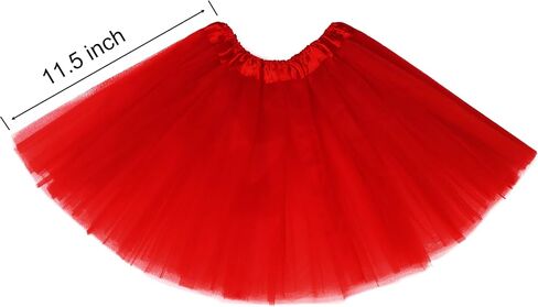 Girls Tutu Skirt 3 طبقات Tulle Toddler Ballet تنورات Girls Tulle Tuulle Dance Fit معظم 3-10 سنوات لأزياء حفلة الرقص (Navy Blue) in Kuwait