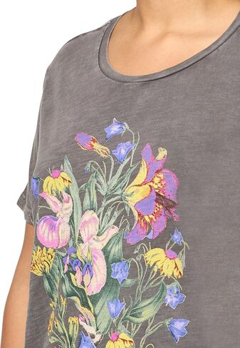 Lucky Brand Women's Neon Floral Classic Crew in Saudi Arabia