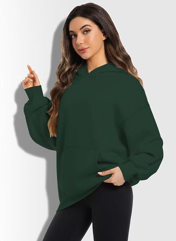 2 Pack Womens Oversized Hoodies Sweatshirts Fleece Hooded Pullover Tops Sweaters Casual Comfy Fall Fashion in Kuwait