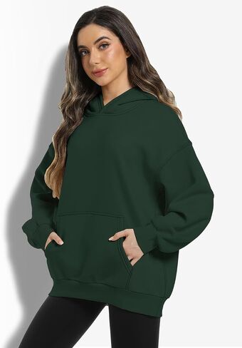 2 Pack Womens Oversized Hoodies Sweatshirts Fleece Hooded Pullover Tops Sweaters Casual Comfy Fall Fashion in Kuwait