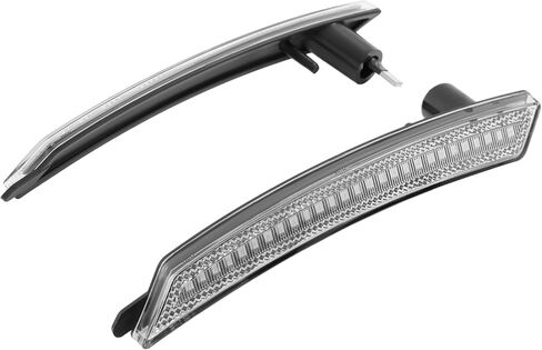 HECASA LED Marker Marker Light متوافق مع 2007-2015 MINI Cooper R55 R56 R57 R58 R59 R60 R61 ، Fender Pumper Lamps 4pcs Clear Lens White LED ، Clubman Hatch Convertible Coupe in Saudi Arabia
