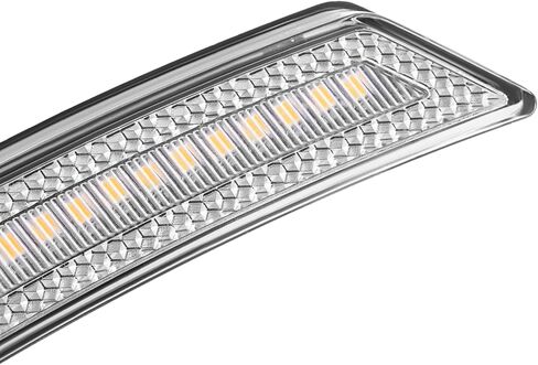 HECASA LED Marker Marker Light متوافق مع 2007-2015 MINI Cooper R55 R56 R57 R58 R59 R60 R61 ، Fender Pumper Lamps 4pcs Clear Lens White LED ، Clubman Hatch Convertible Coupe in Saudi Arabia
