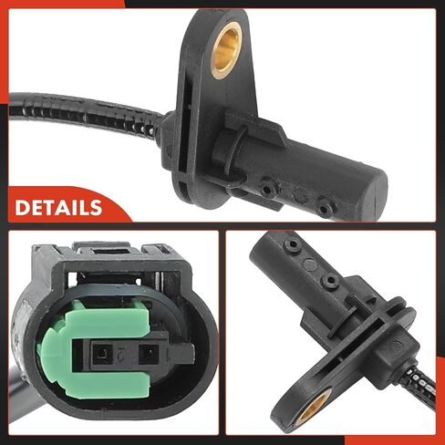 A -premium ABS Wheel Speed Sensor متوافق مع طرز KIA - Cadenza 2017 2018 2019 2020 - جانب السائق الأيسر الأمامي ، استبدل# 59810F6000 in Saudi Arabia