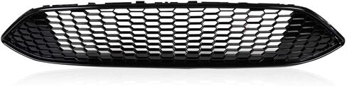 PIT66 Front Upper Center Sport Grille Grill, Compatible with Ford Focus S & SE 2015-2018 Honeycomb Style Replacement for #F1EZ-8200A, F1EZ-8200B in Saudi Arabia