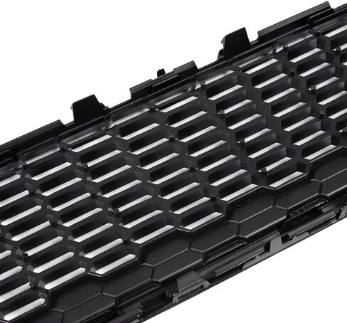 PIT66 Front Upper Center Sport Grille Grill, Compatible with Ford Focus S & SE 2015-2018 Honeycomb Style Replacement for #F1EZ-8200A, F1EZ-8200B in Saudi Arabia