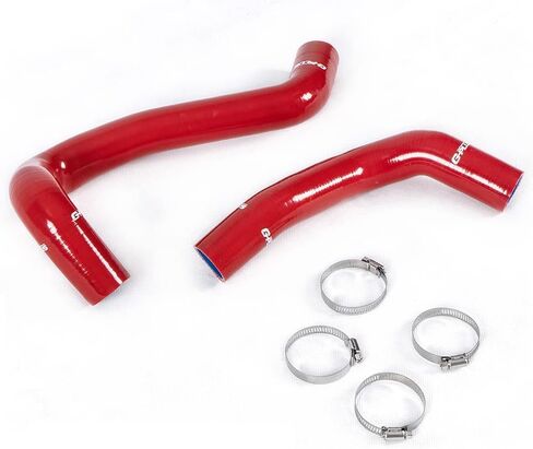 PIT66 Silicone Soodant Radiator Kit ، متوافقة مع 2007-2017 TUNDRA 5.7L V8 RED مع المشابك in Saudi Arabia