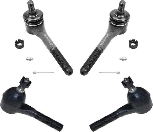 Detroit Axle - 16pc مجموعة التعليق الأمامية لعام 1998-2002 Mercury Grand Marquis Lincoln Town Car Ford Crown Victoria ، مفاصل الكرة قضبان Pitman Idler Arms تعديل الأكمام الخلفية الأمامية. in Saudi Arabia