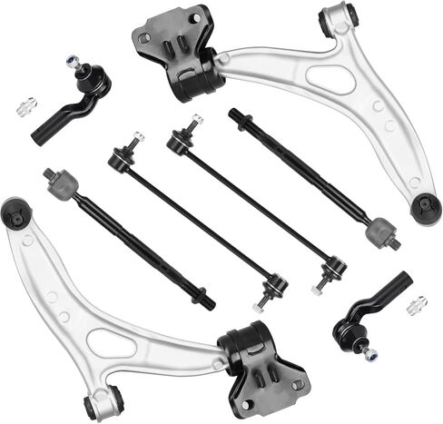 8pc Front Lower Control Arms Suspension Kit Fit for Ford for Focus 2012-2016 Ford C-Max 2013-2018 with Stabilizer Sway Bar End Inner Outer Tie Rod Ends K622788 K622753 in Saudi Arabia